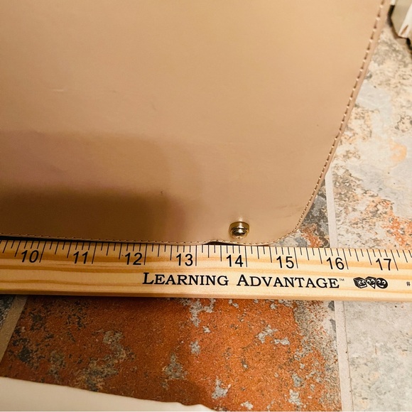 đEXTREMELY RARE! Brahmin Joan Tote Creme Prescott Gold Palms, Leather Handbag - Picture 12 of 16